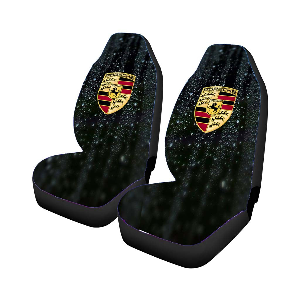 Porsche Wallpaper Logo Car Front Seat Covers