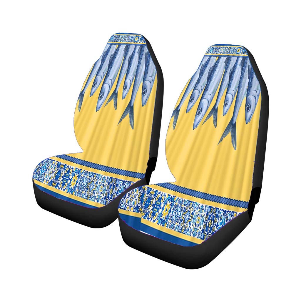 Portuguese Sardine Car Front Seat Covers