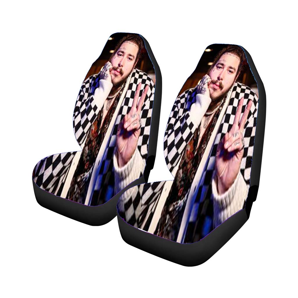 Post Malone Peace Car Front Seat Covers