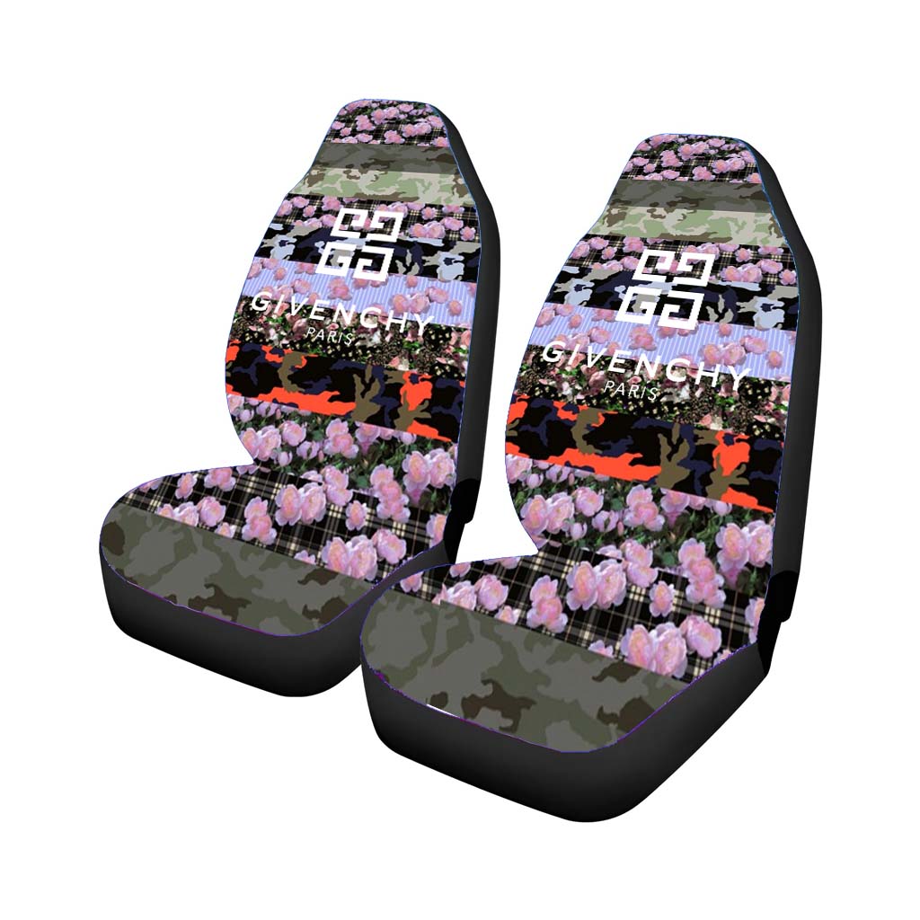 Pre Spring Flower Givenchy Car Front Seat Covers