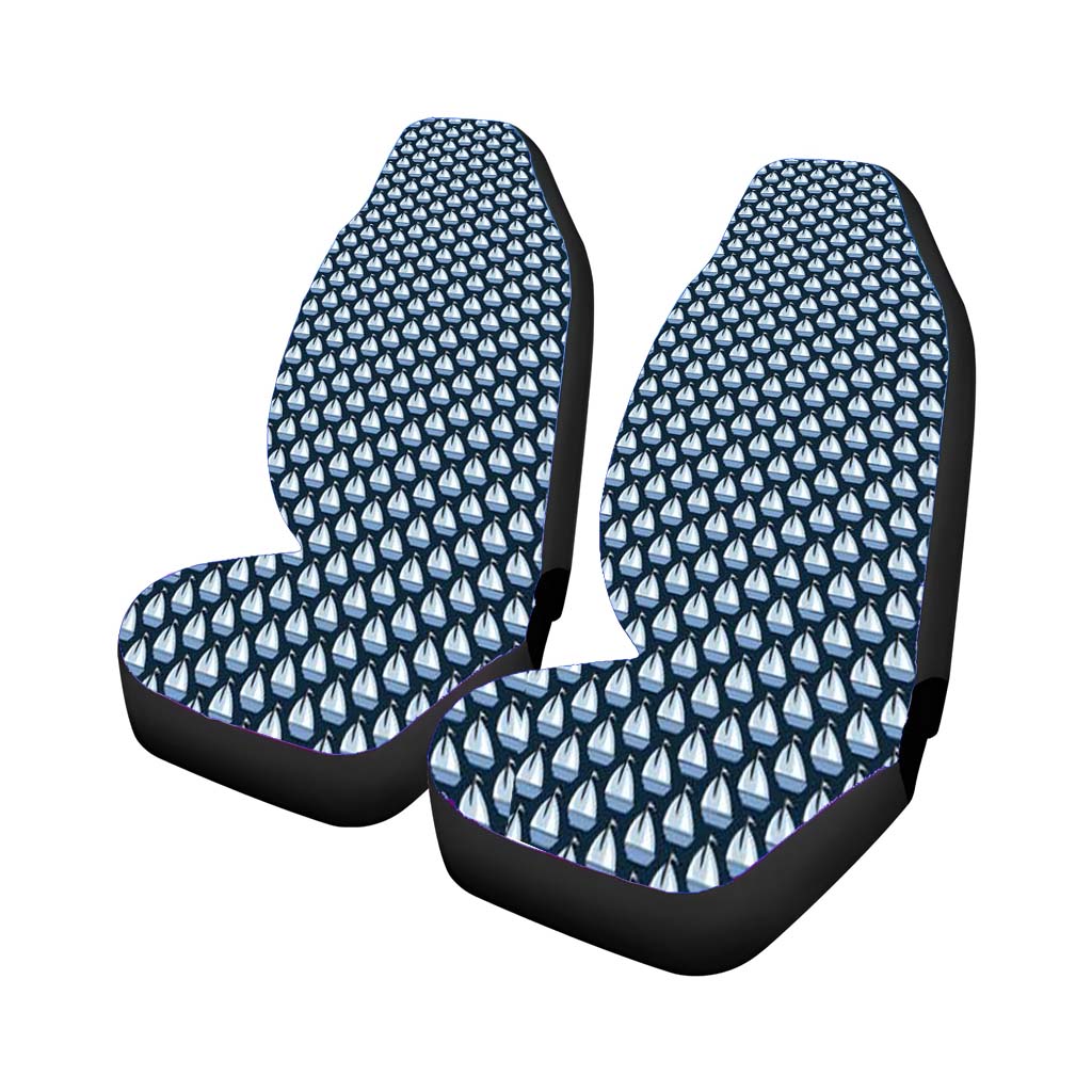 Preppy Vineyard Vines Pattern Car Front Seat Covers