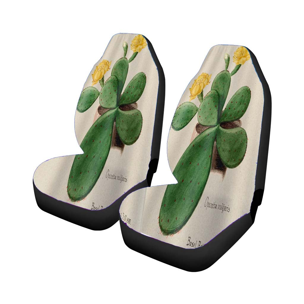 Prickly Pear Cactus Car Front Seat Covers