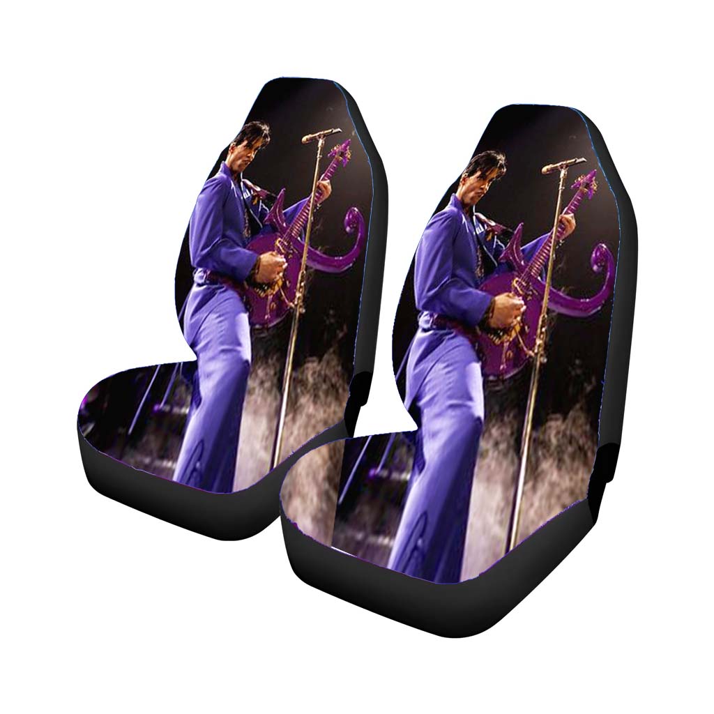 Prince Purple Rain Car Front Seat Covers