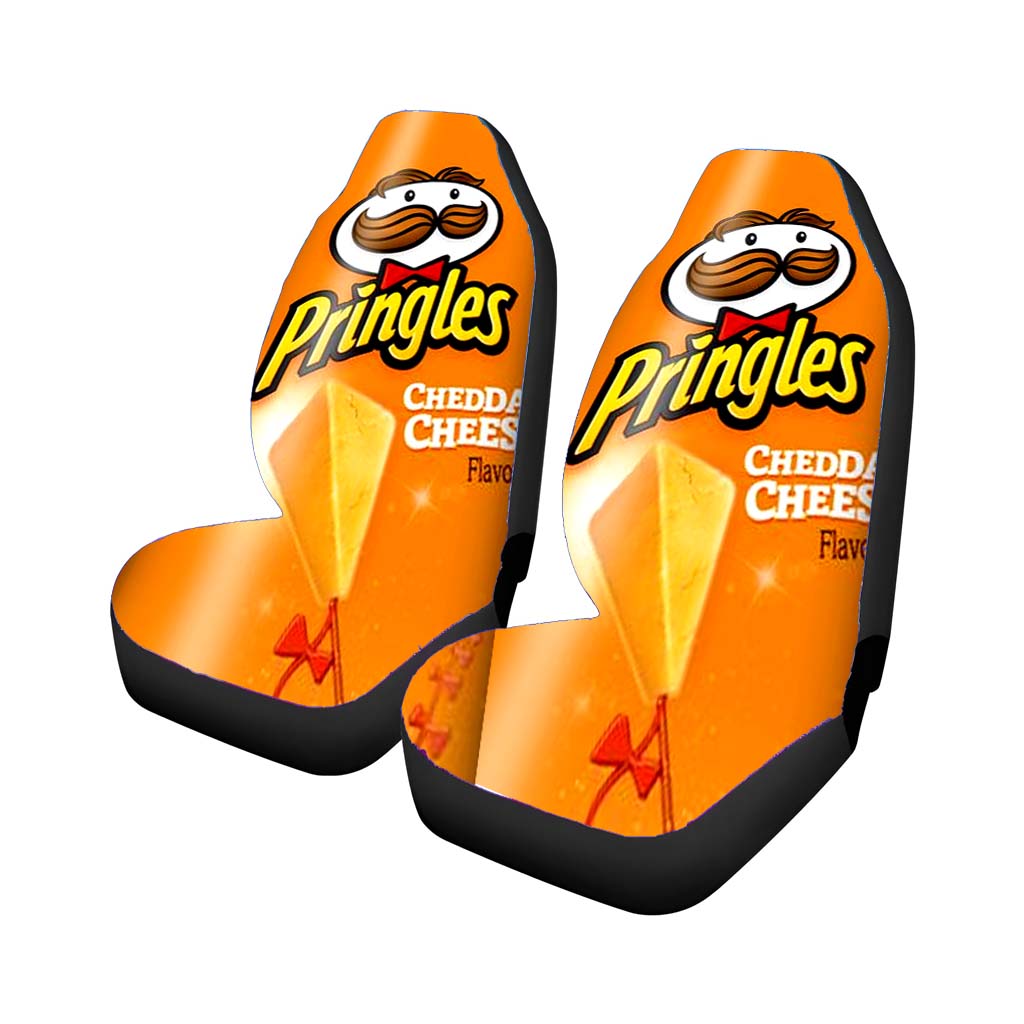 Pringles Cheddar Cheese Flavour Car Front Seat Covers