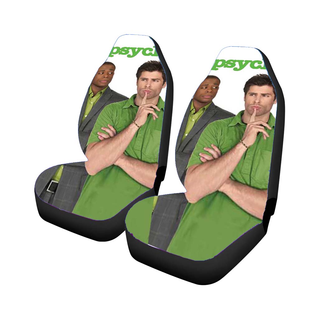 Psych Green Logo Car Front Seat Covers
