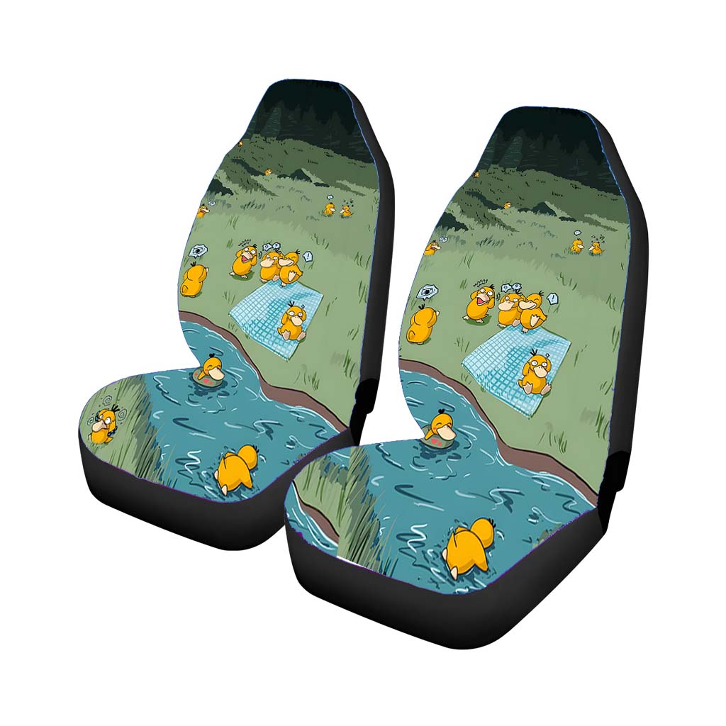 Psyduck Reunion Car Front Seat Covers