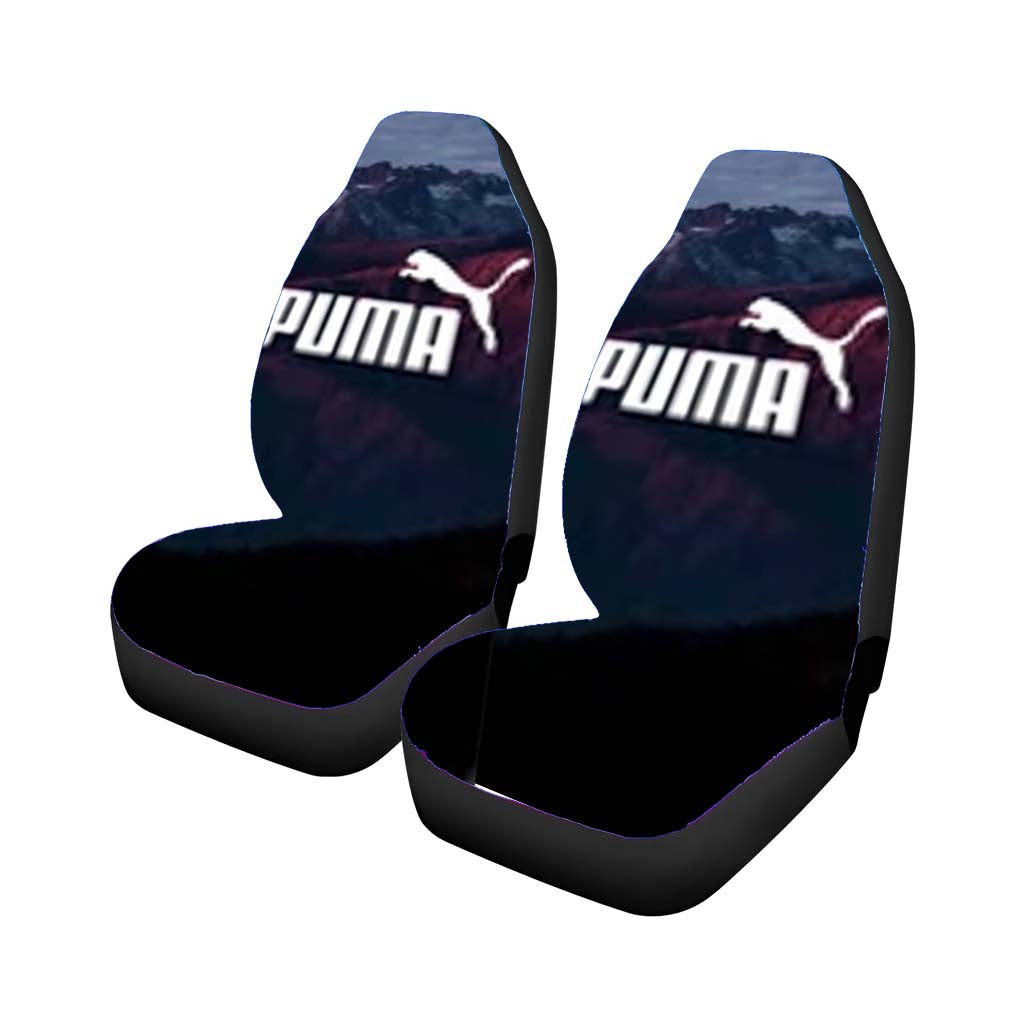 Puma Mountain Sunset Car Front Seat Covers