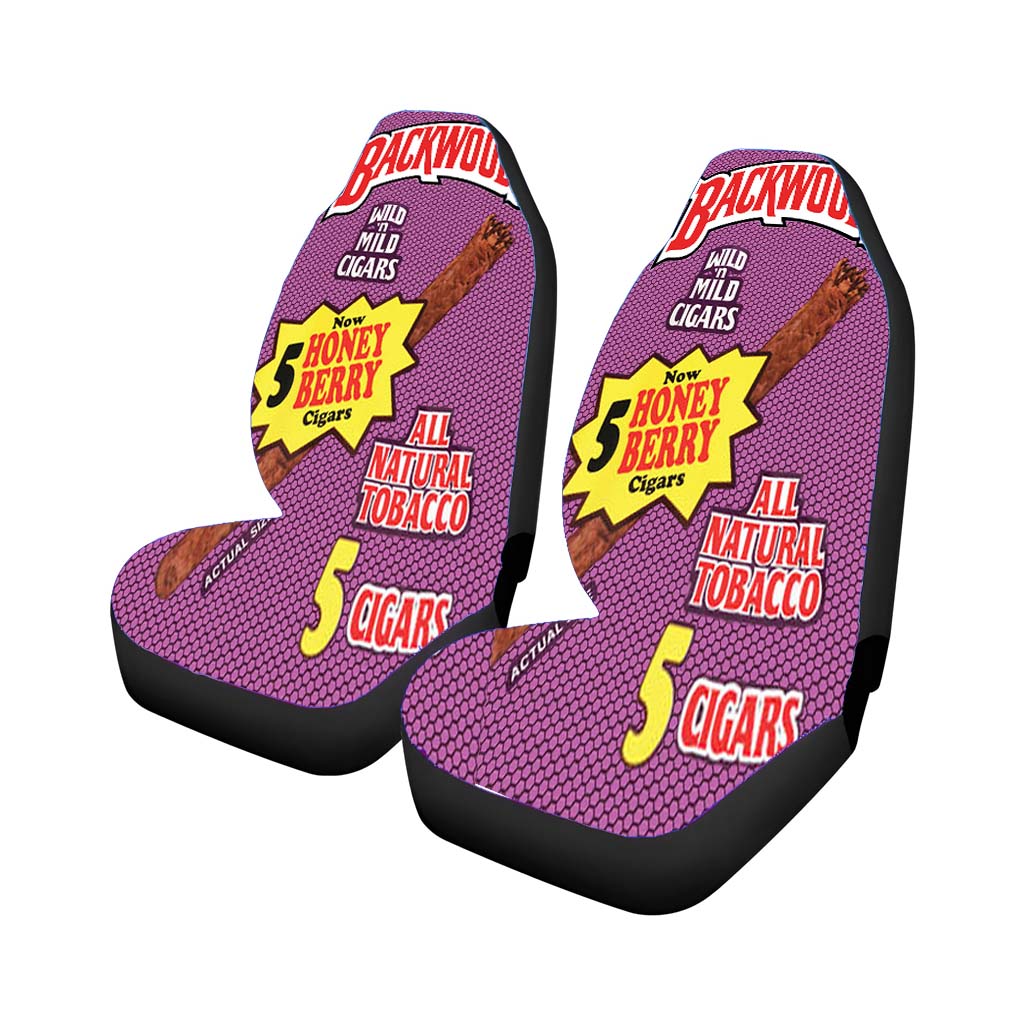 Purple Backwoods Honey Berry Tobacco Car Front Seat Covers