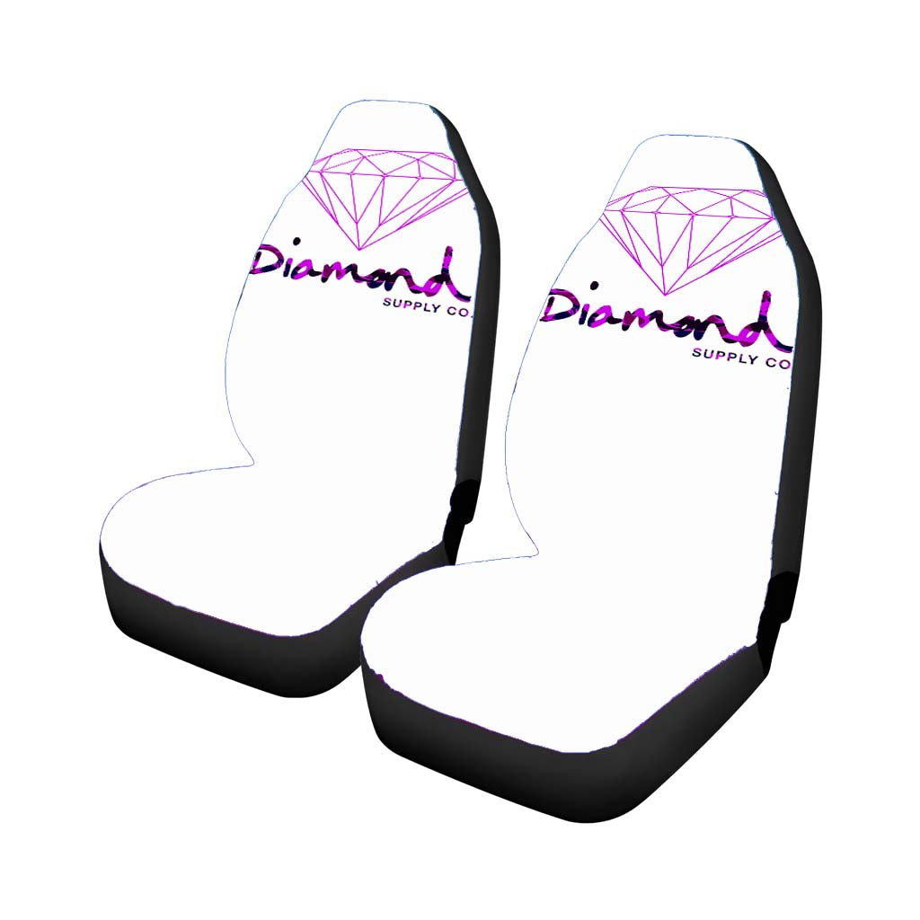 Purple Diamond Supply Co Car Front Seat Covers