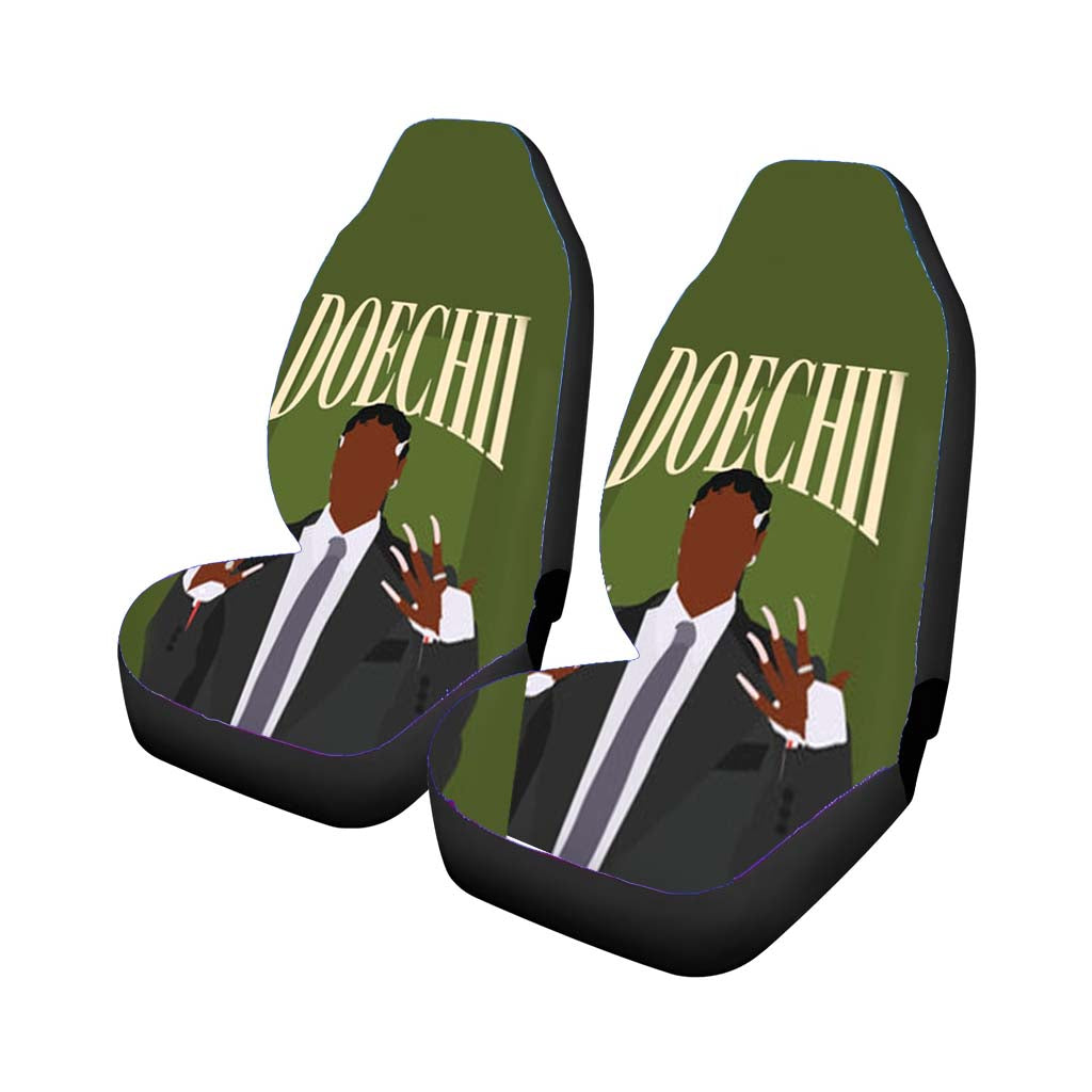 Rapper In Suit Car Front Seat Covers