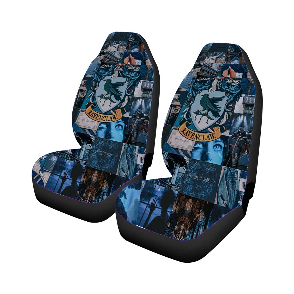 Ravenclaw Harrypotter Pattern Style Car Front Seat Covers