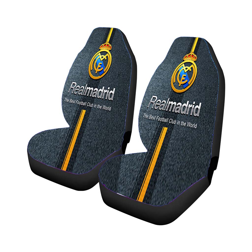 Real Madrid Spain Logo Car Front Seat Covers