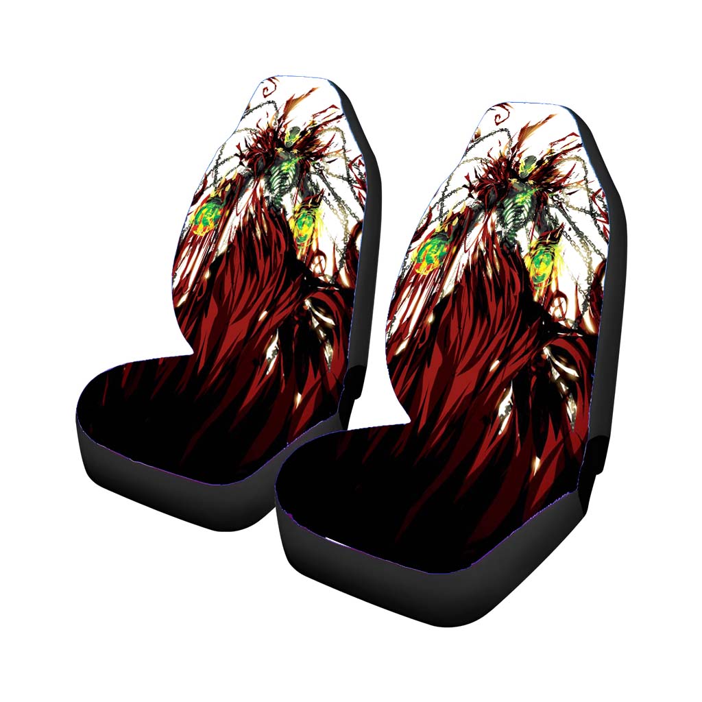 Red Spawn Artwork Car Front Seat Covers