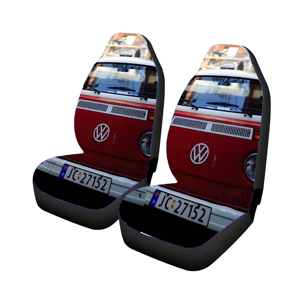 Red Volkswagen Car Front Seat Covers