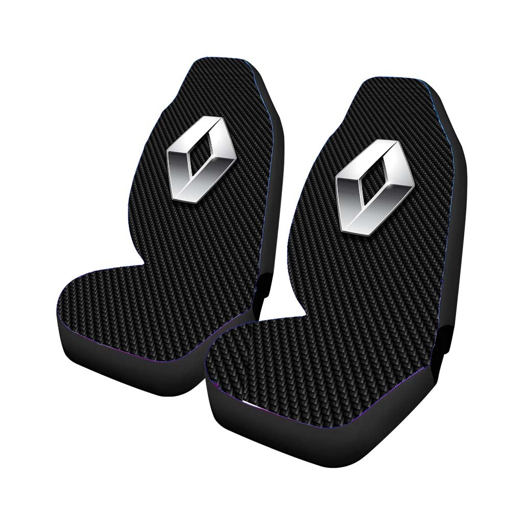 Renault Carbon Fiber Car Front Seat Covers