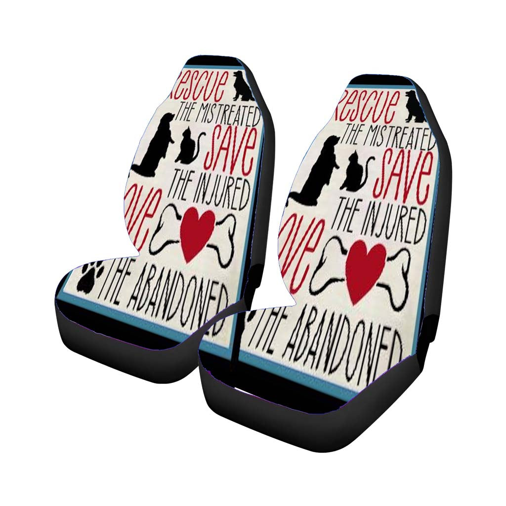 Rescue The Mistreated Car Front Seat Covers