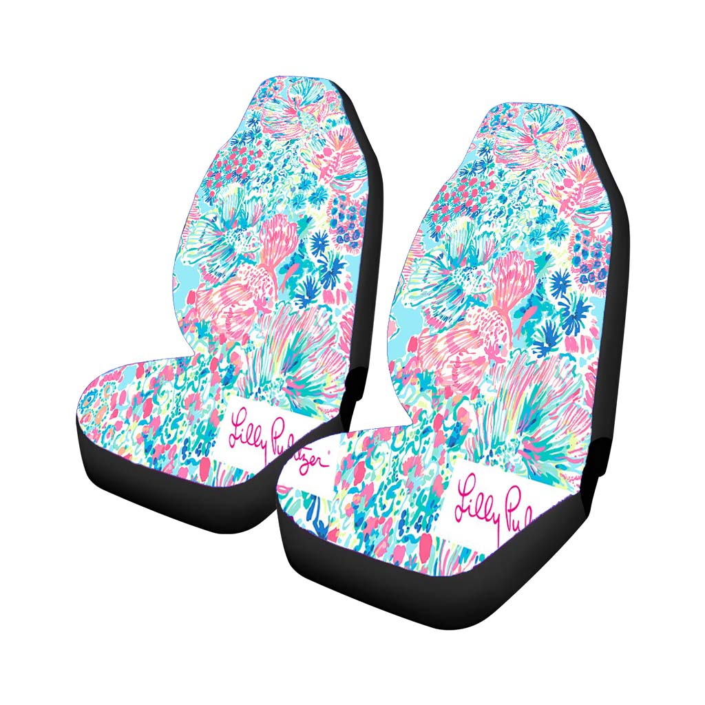 Resort Escape Lilly Pulitzer Car Front Seat Covers