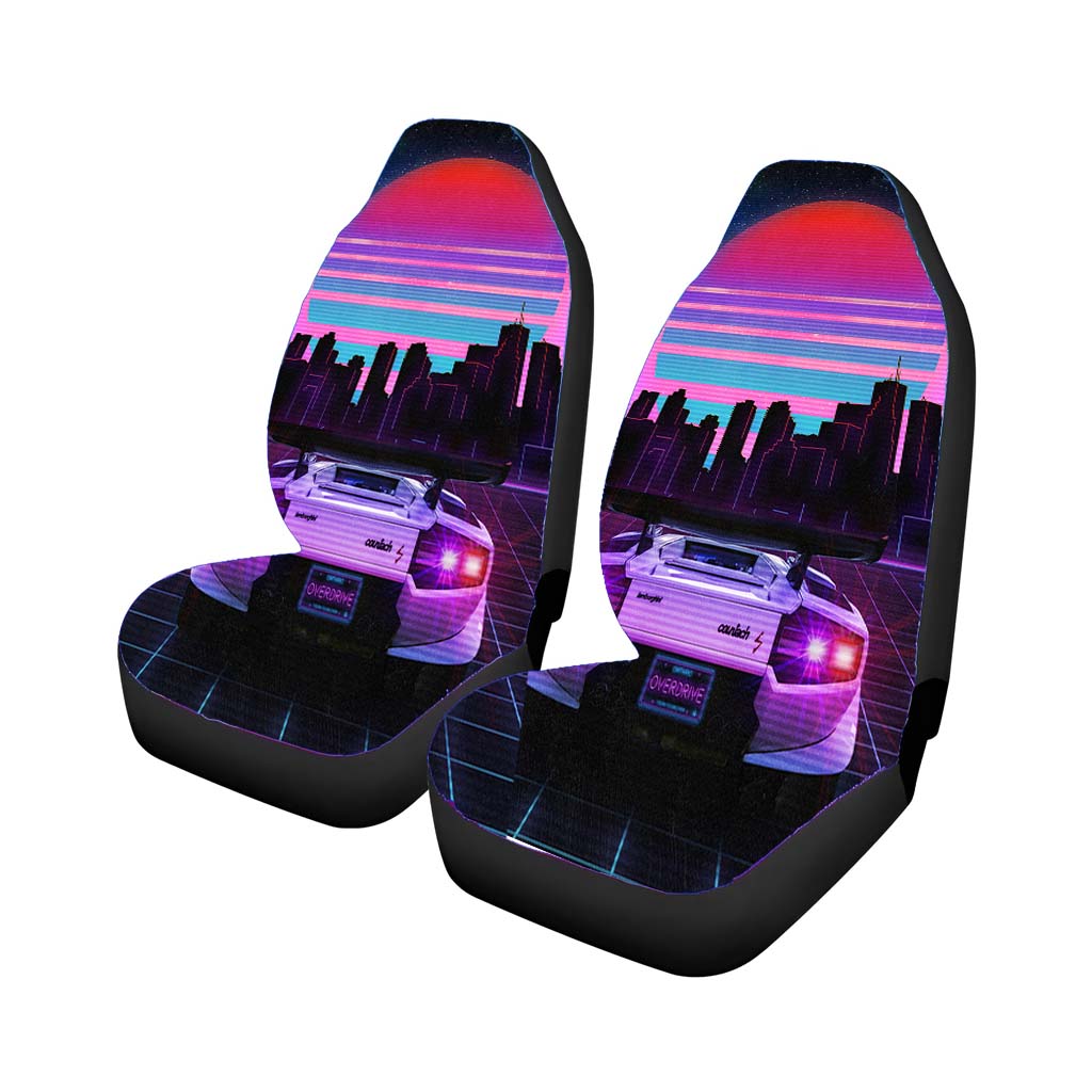 Retro Lamborghini Car Front Seat Covers