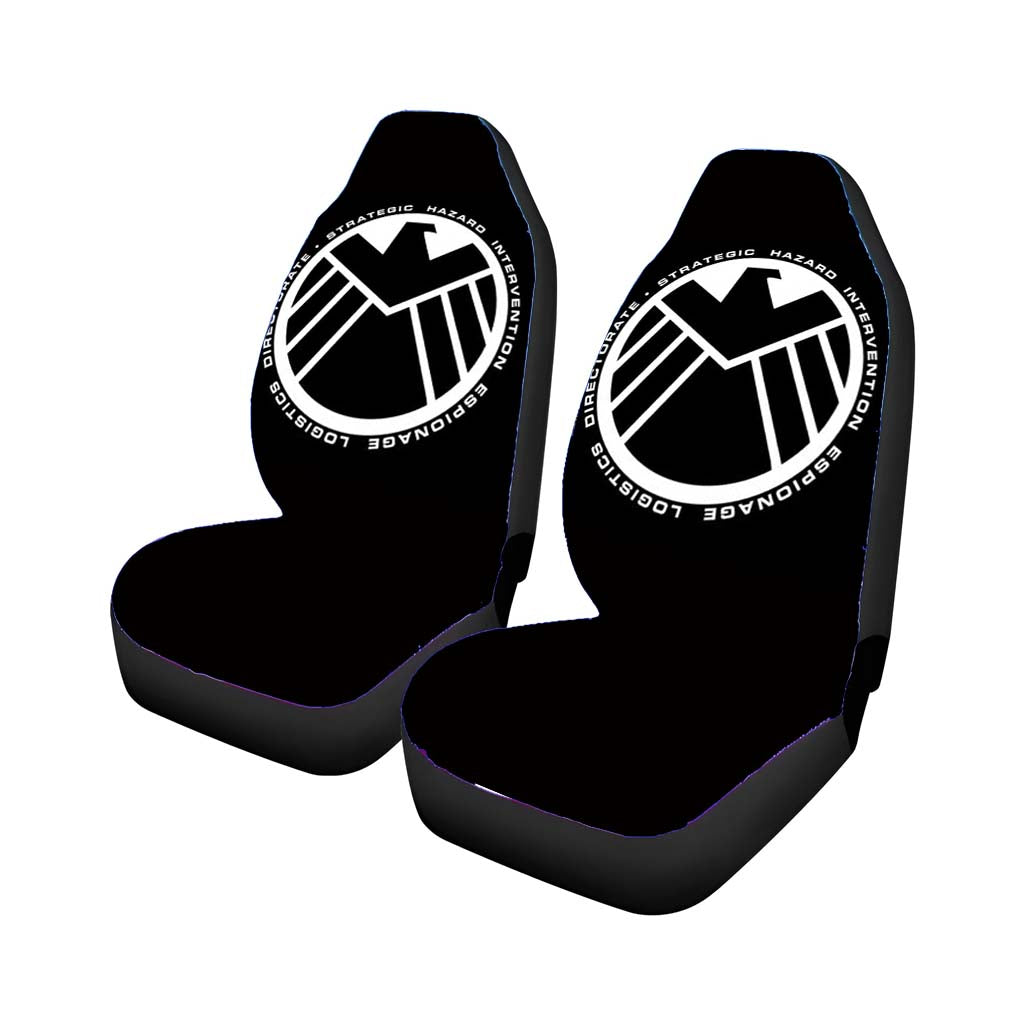 Retro Marvel S.H.I.E.L.D Logo Car Front Seat Covers