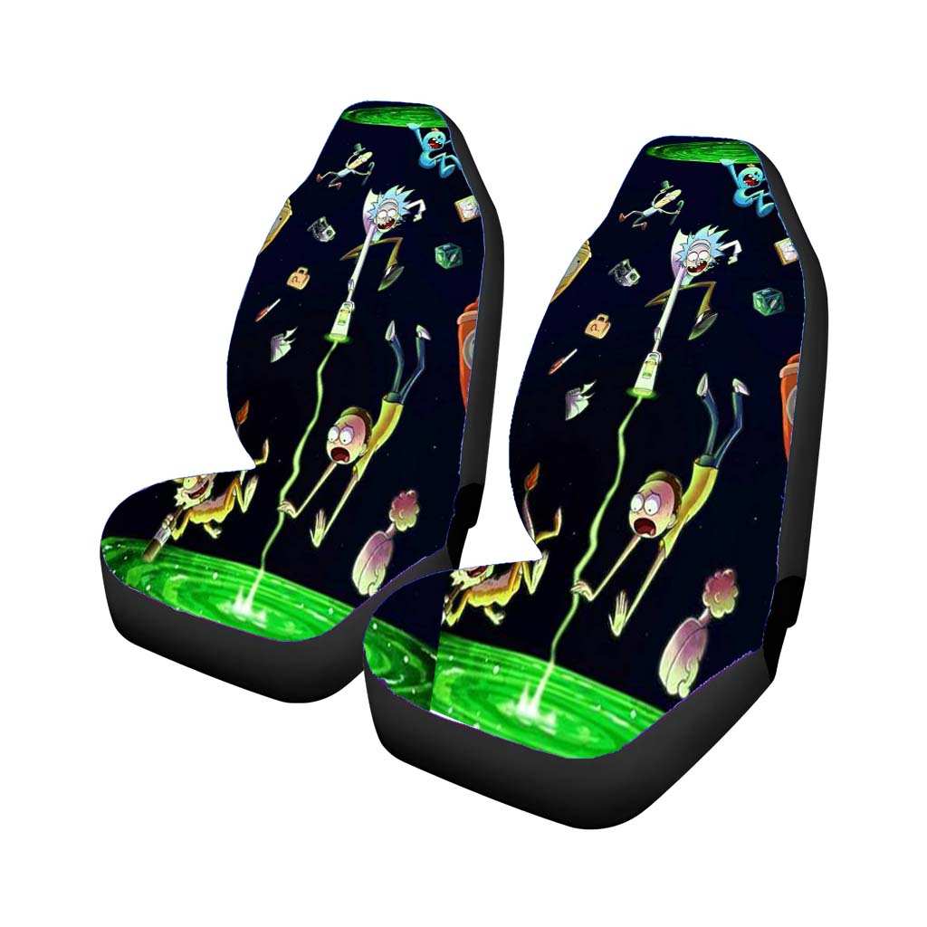 Rick And Morty Fan Art Car Front Seat Covers