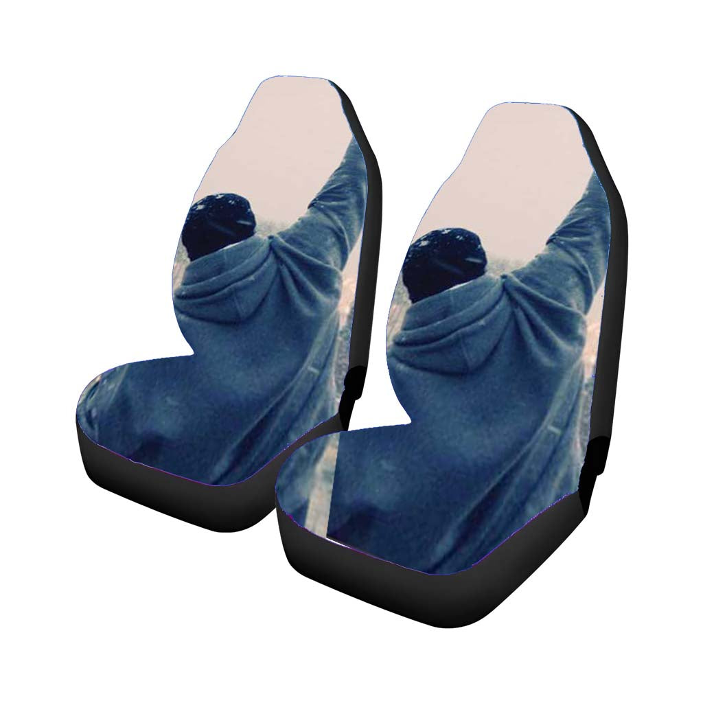Rocky Balboa Fist Car Front Seat Covers