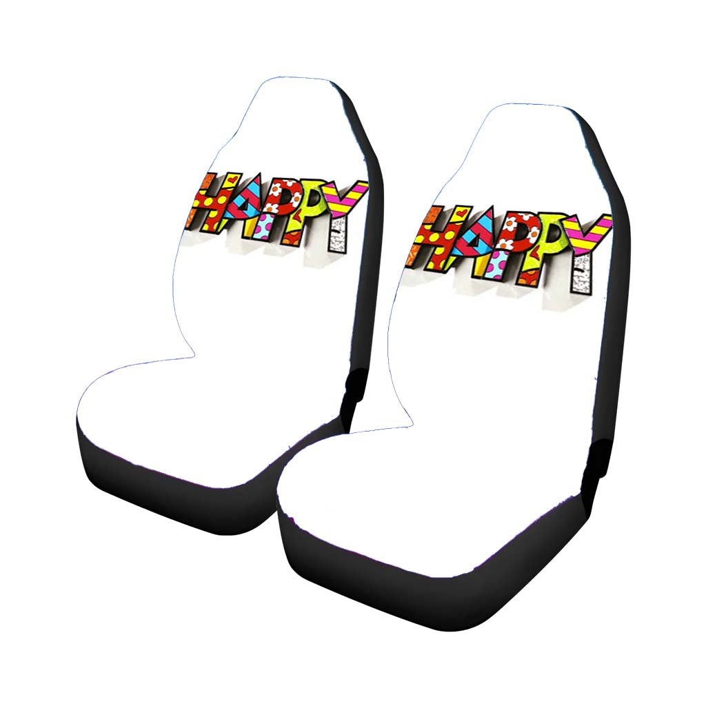 Romero Britto Pop Happy Car Seat Cover Waterproof Protection