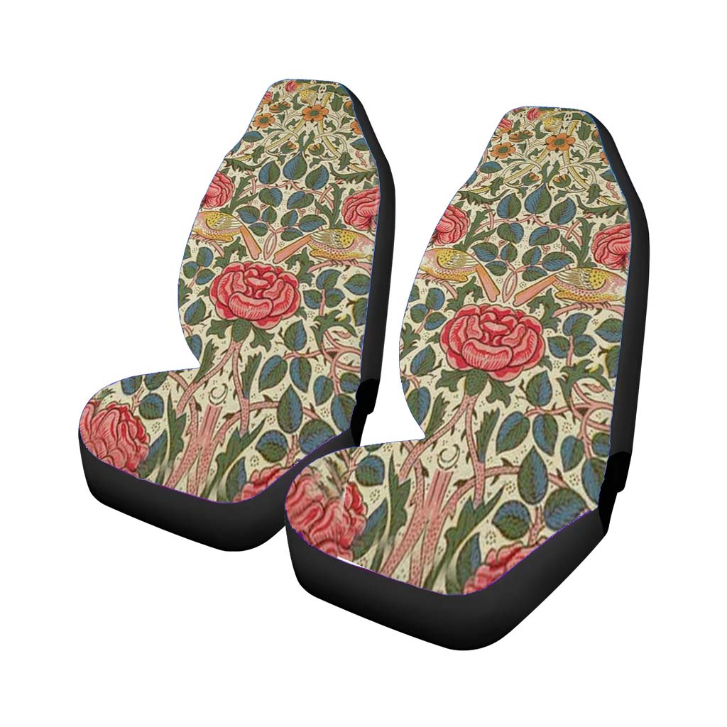 Rose Car Front Seat Covers