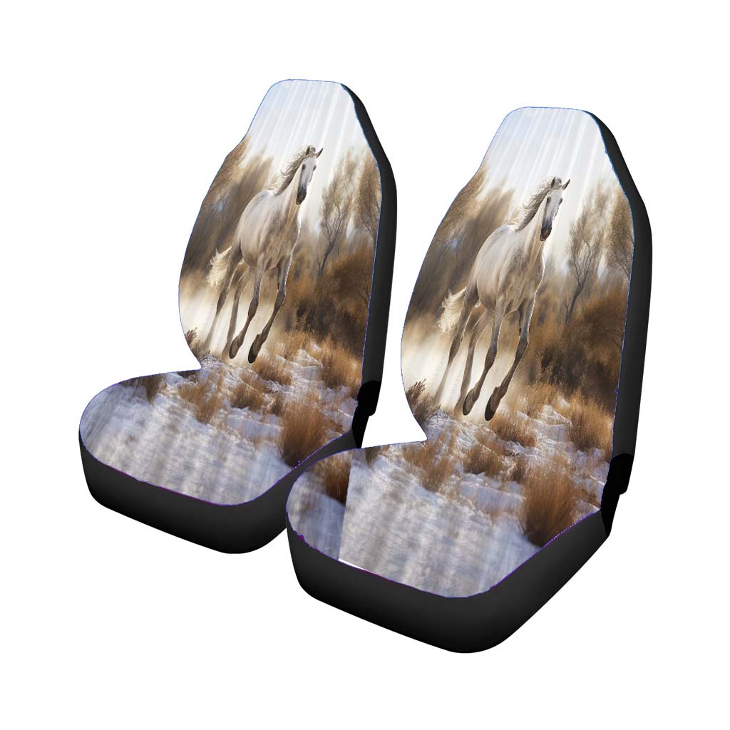 Running Horse Car Front Seat Covers