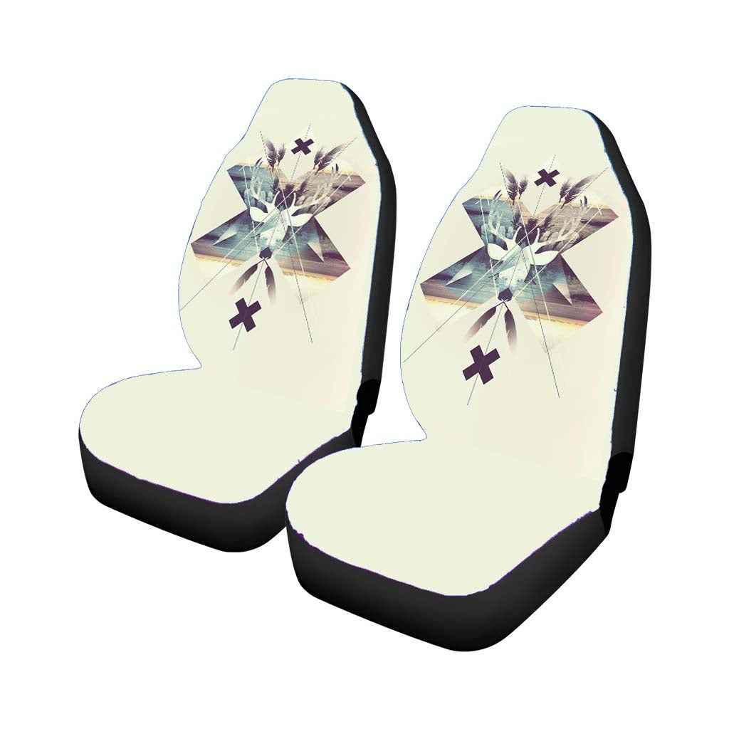 Rusa Art Walpaper Car Front Seat Covers