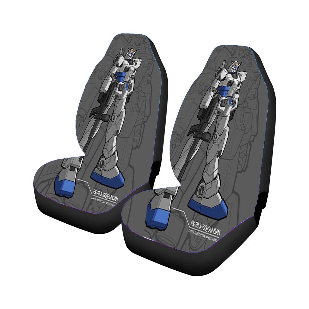 Rx 78 G3 Gundam Mecha Car Front Seat Covers