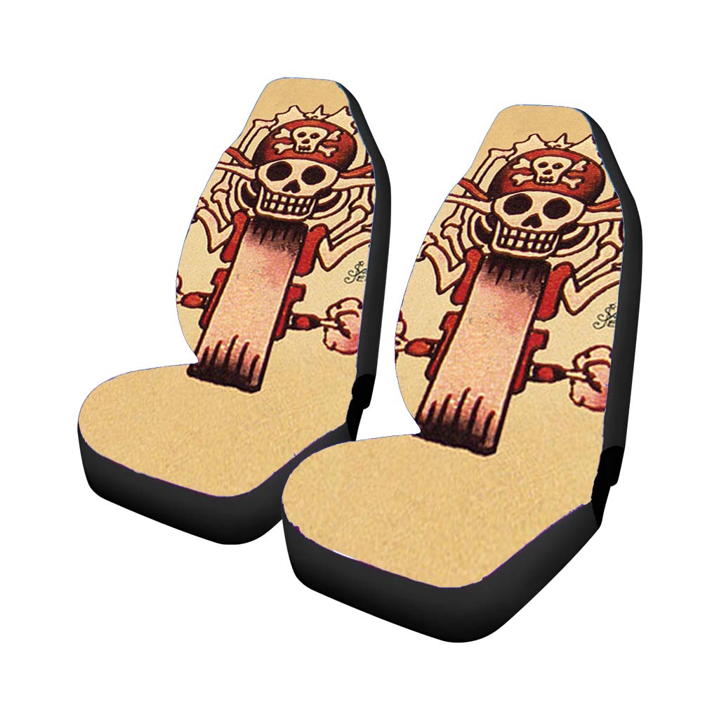 Sailor Jerry Tattoo Car Front Seat Covers