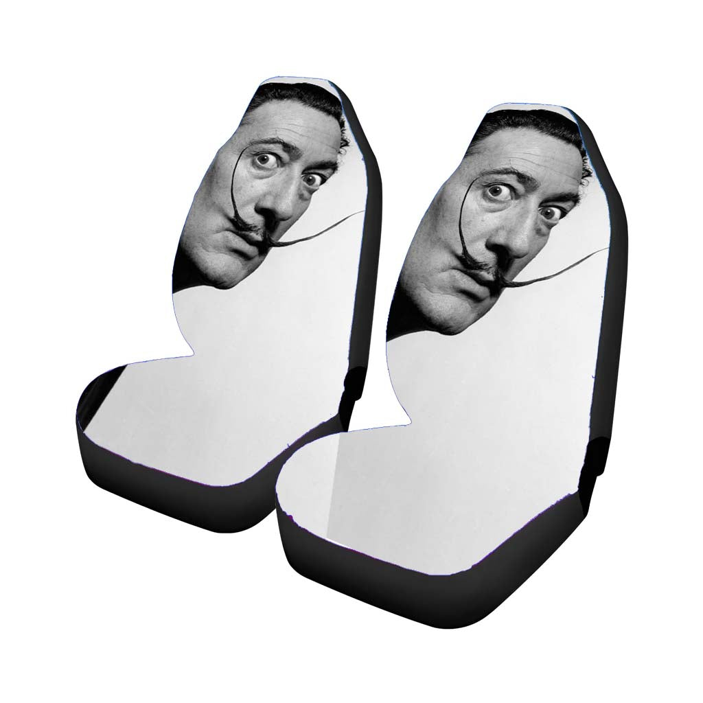 Salvador Dali Mustache Car Front Seat Covers