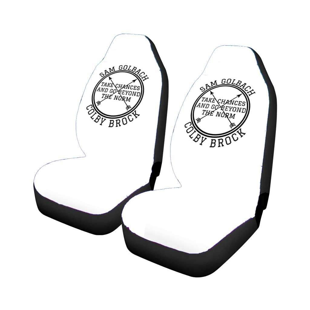 Sam Golbach Colby Brock Car Front Seat Covers