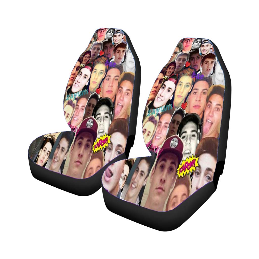 Sam Wilkinson Collage Car Front Seat Covers