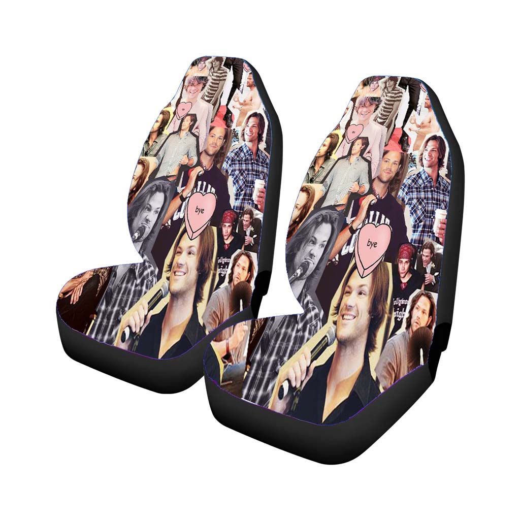 Sam Winchester Supernatural Collage Car Front Seat Covers