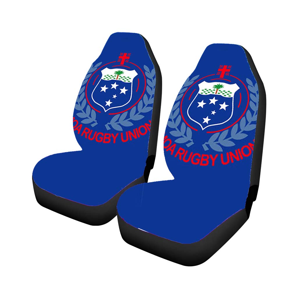 Samoa Rugby Union Logo Blue Car Seat Cover Waterproof Protection