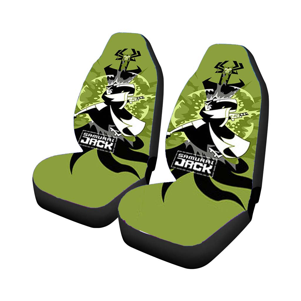 Samurai Jack Aku Cartoon Movies Car Front Seat Covers