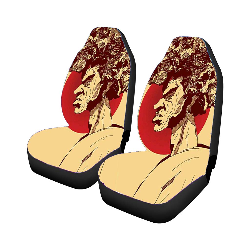 Samurai Mask Japan Car Front Seat Covers