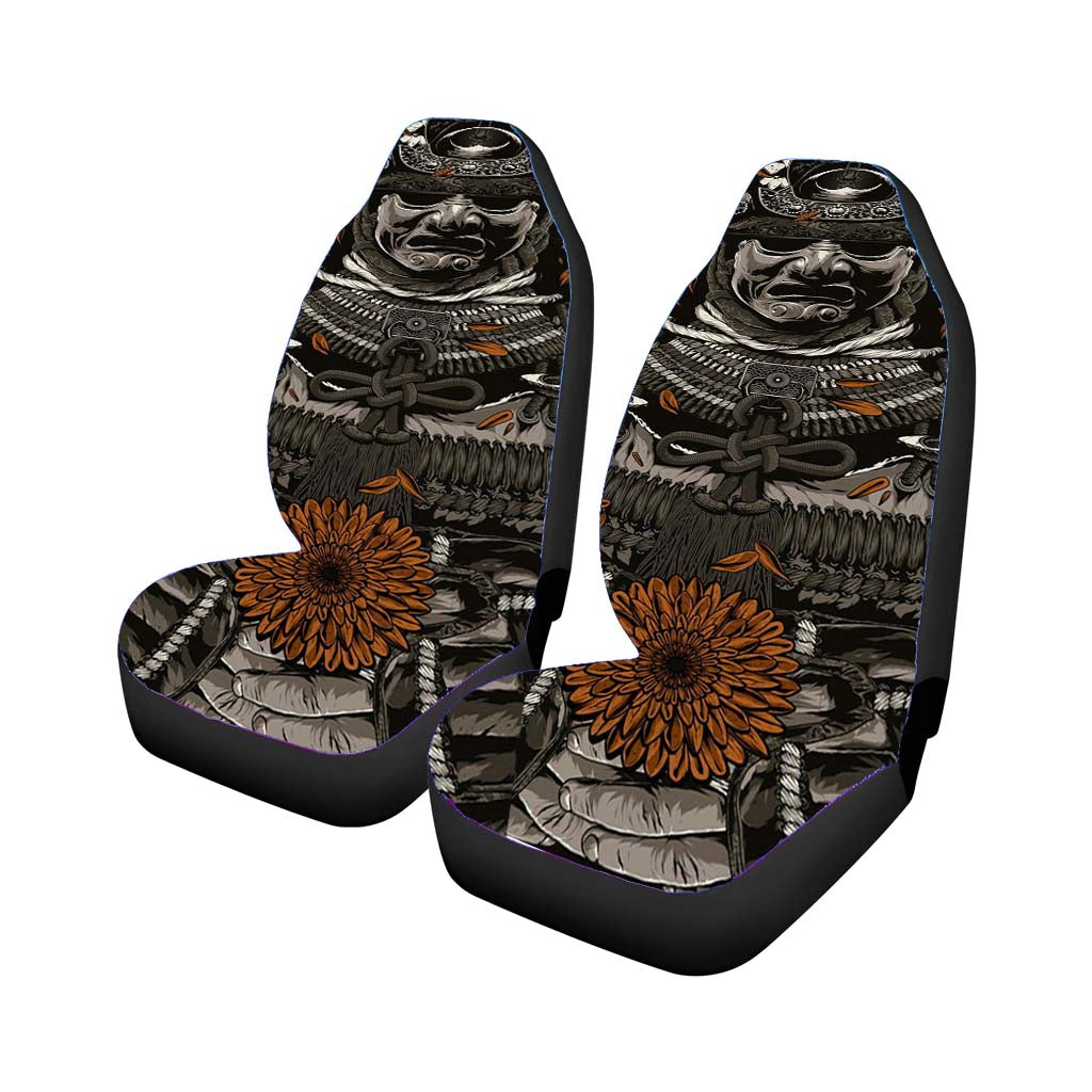 Samurai Rose Japan Car Front Seat Covers