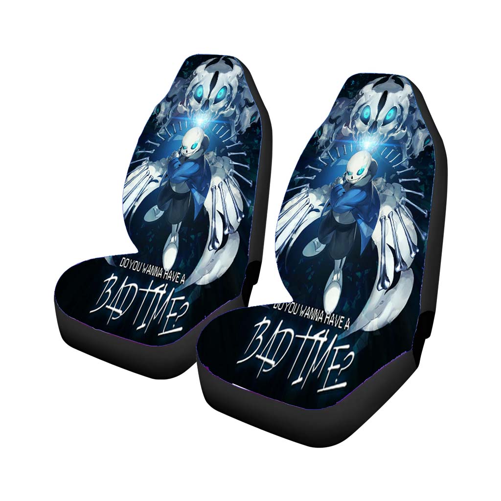 Sans The Skeleton Undertale Bad Time Car Front Seat Covers