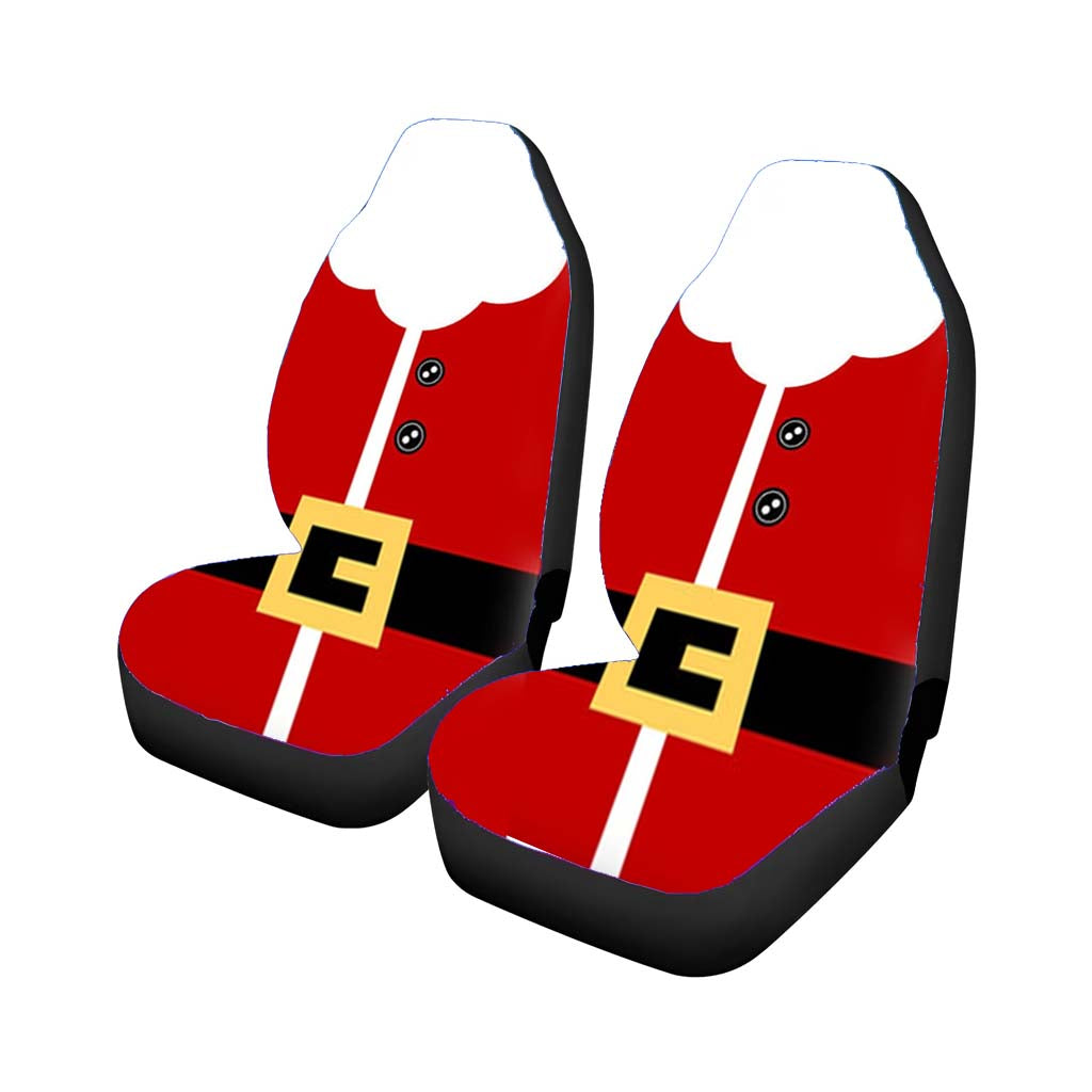 Santa Clause Outfit Car Front Seat Covers