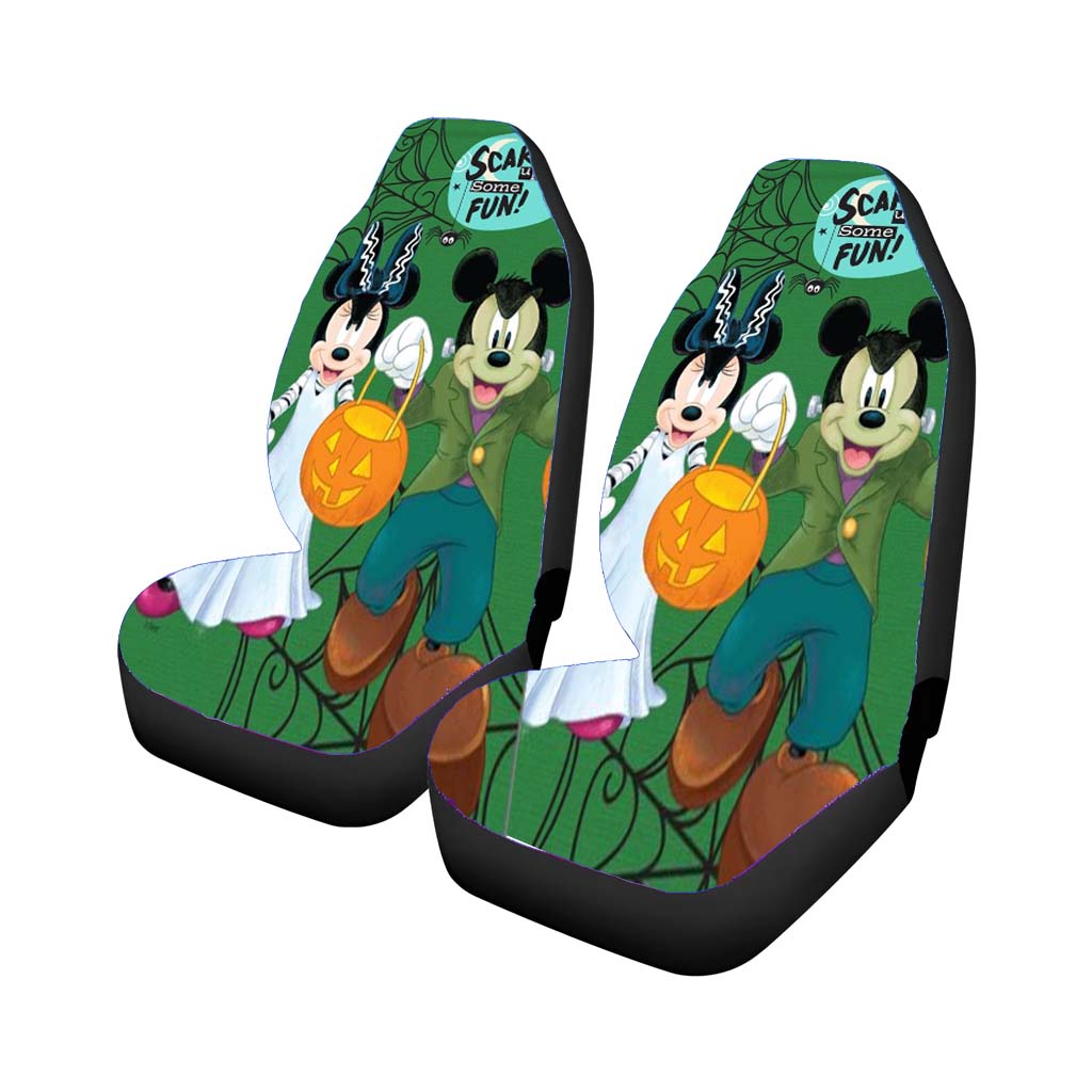 Scare Up Fun Mickey & Minnie Car Front Seat Covers