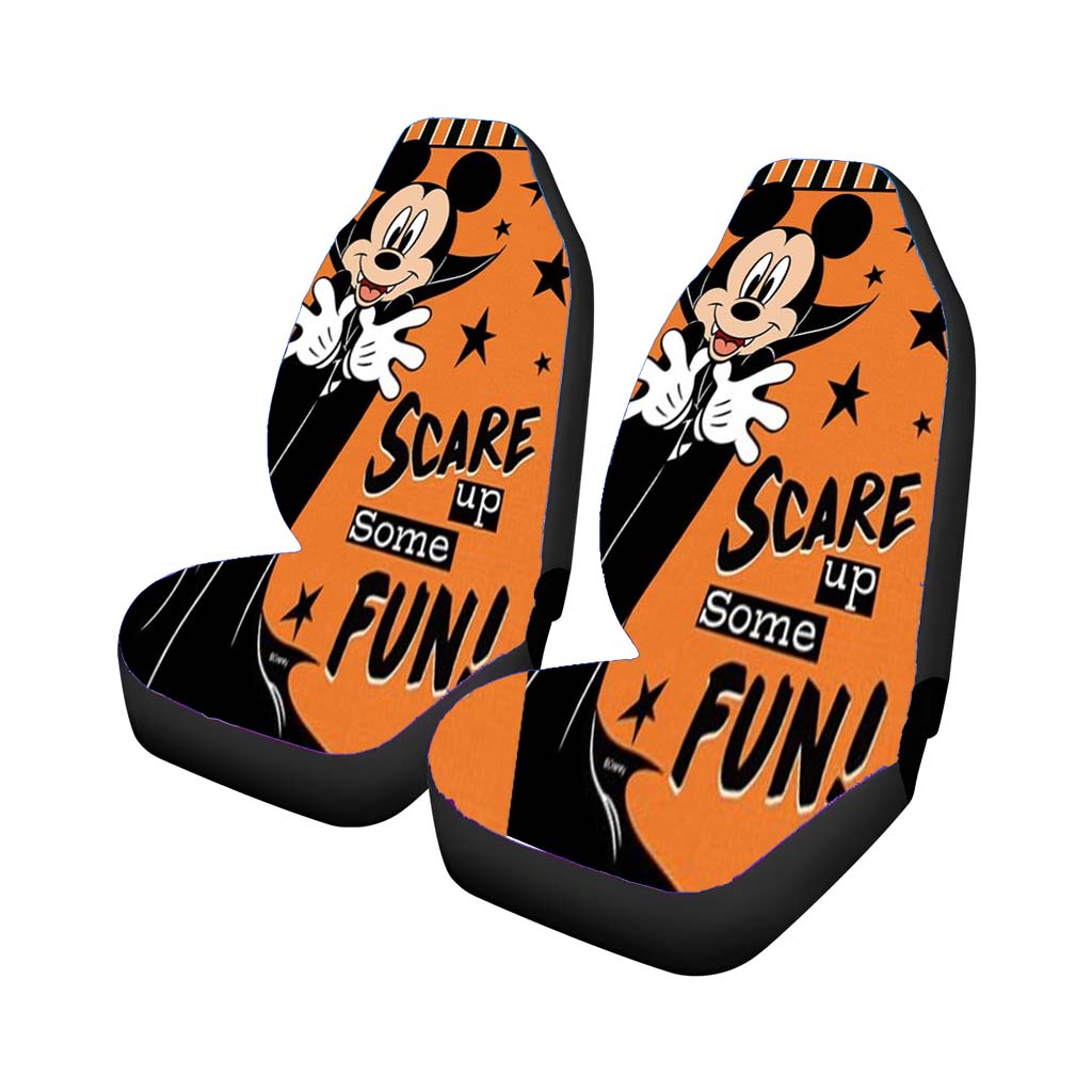 Scare Up Some Fun Mickey Car Front Seat Covers