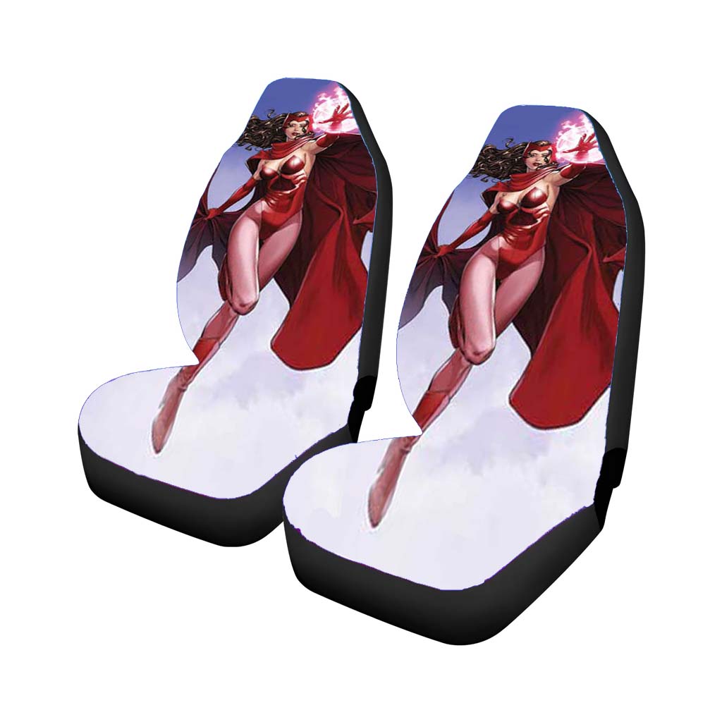 Scarlet Witch Blasting Car Front Seat Covers