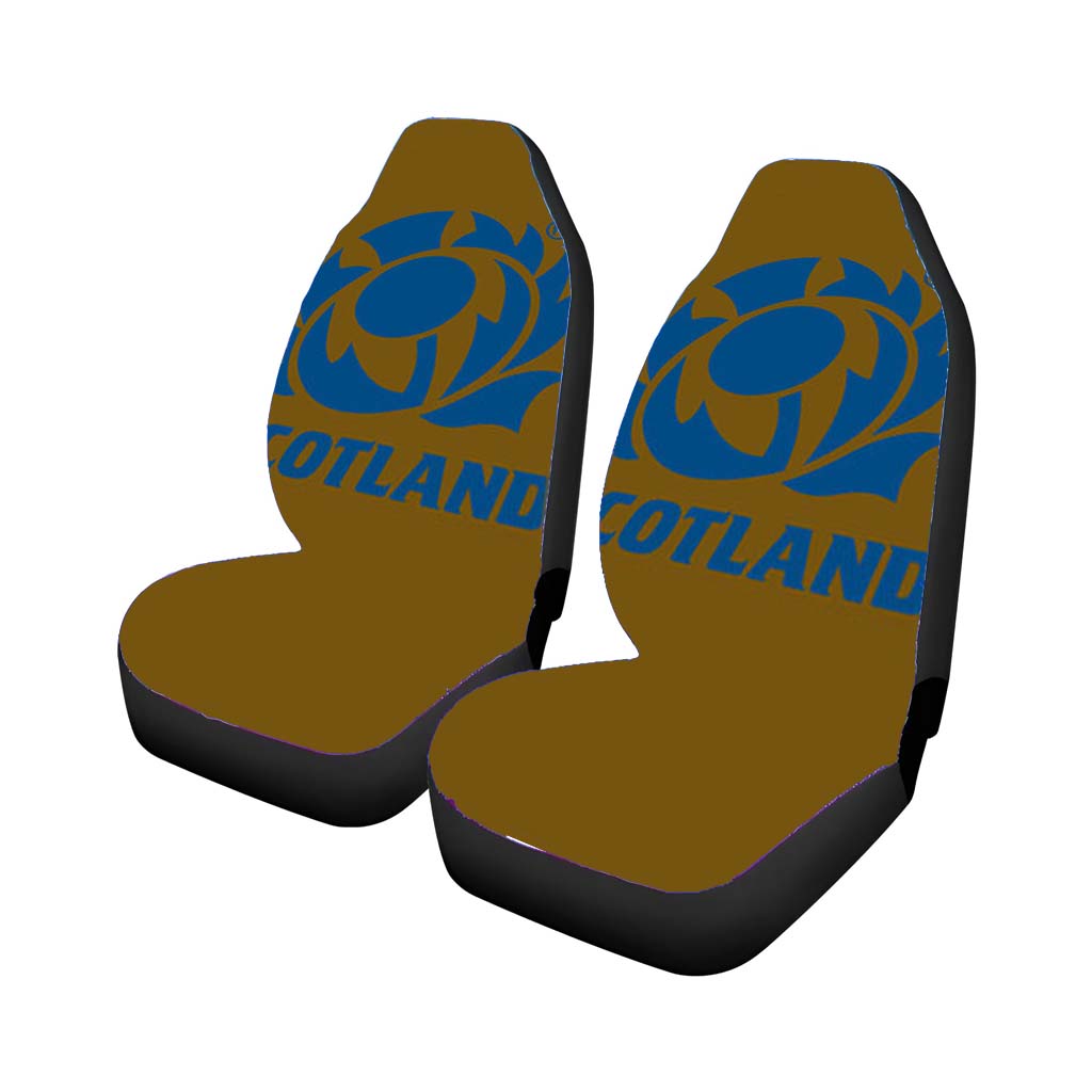 Scotland Gold Car Front Seat Covers