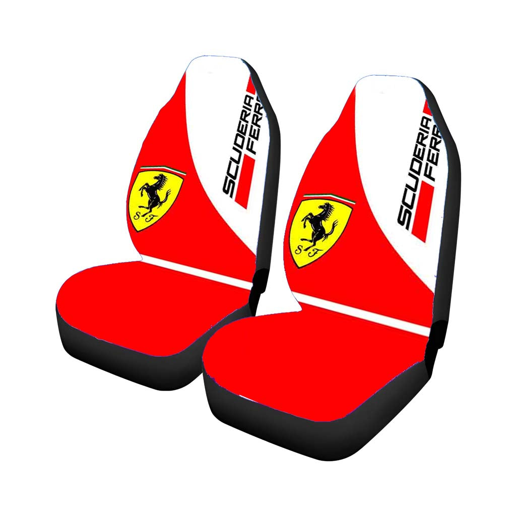 Scuderia Ferrari Logo Car Front Seat Covers