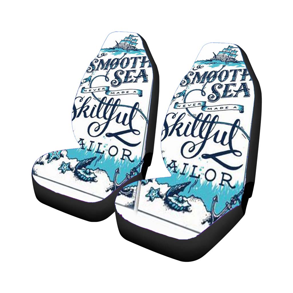 Sea Decide Skillfull Sailor Car Front Seat Covers
