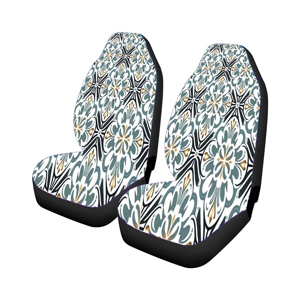 Seamless Pattern With A Geometric Desig Car Front Seat Covers