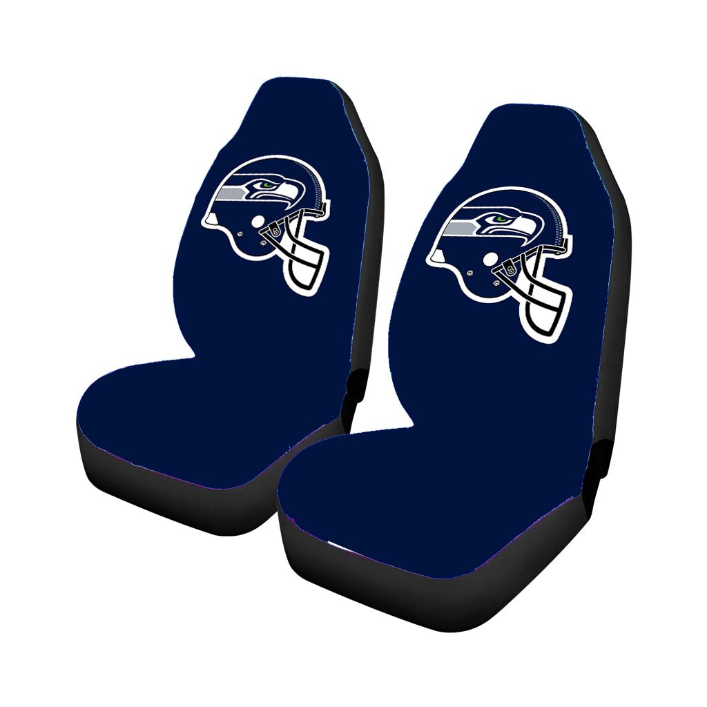 Seattle Seahawks Helmet Car Seat Cover Waterproof Protection