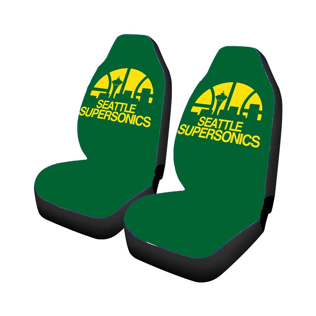 Seattle Supersonics Logo Car Front Seat Covers